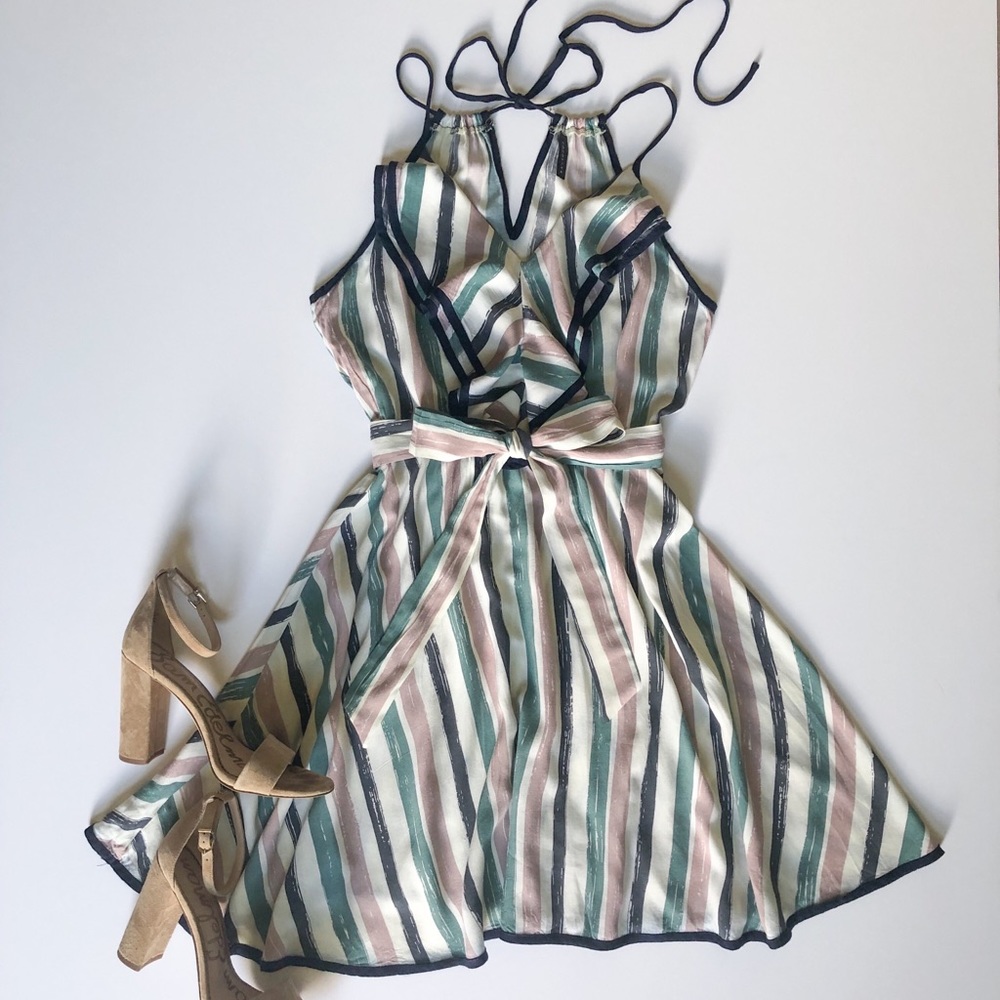 Coco Love Multi Stripe Dress, size S